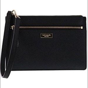Kate Spade Black wristlet - brand new